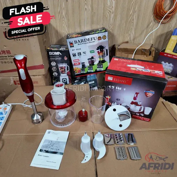 Amazon Lot Tiffany 12 in 1 hand Blender YL- 1459