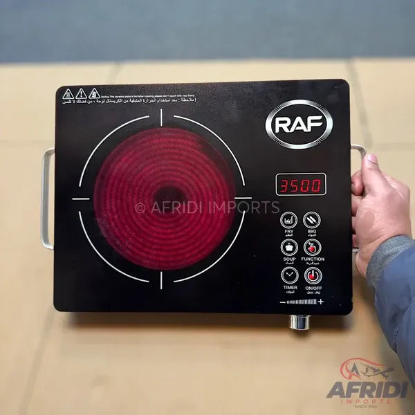 Portable 220V AC Electric Stove – Solar Inverter-Based Cooking Solution Infrared | RAF R-8003 Electric Stove – 3500W